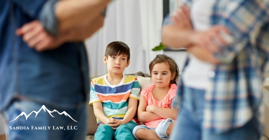 divorced parents arguing